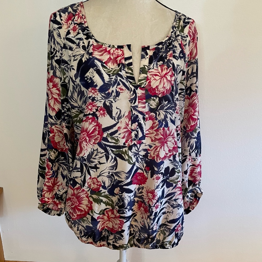 Ann Taylor Loft floral top